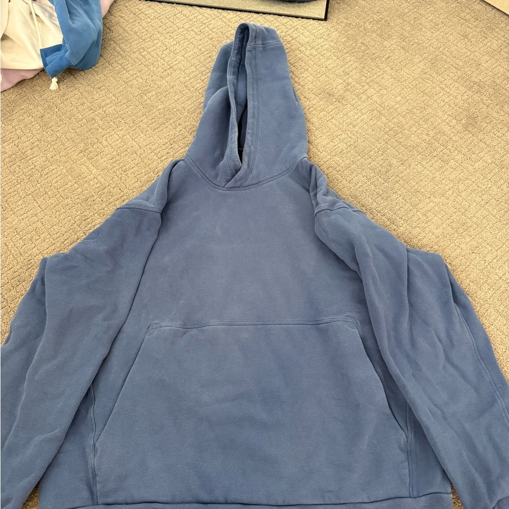 LULULEMON  Blue Hooded Pullover Sweatshirt